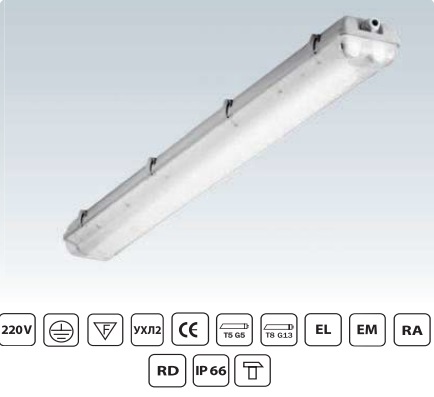 Светильник TLWP128 PC EM 05226 Технолюкс - «СВЭЛТ»